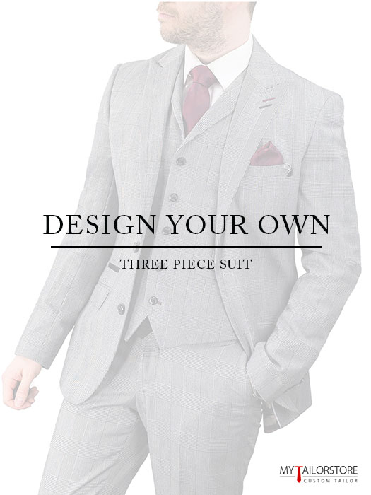 Mens custom tailored Three Piece Suit | Mytailorstore