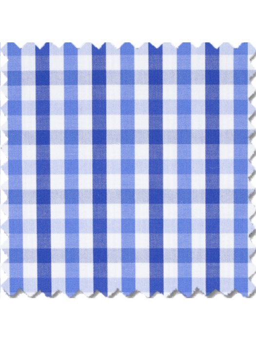 Xico, Blue and Royal Multicolor Gingham checks 