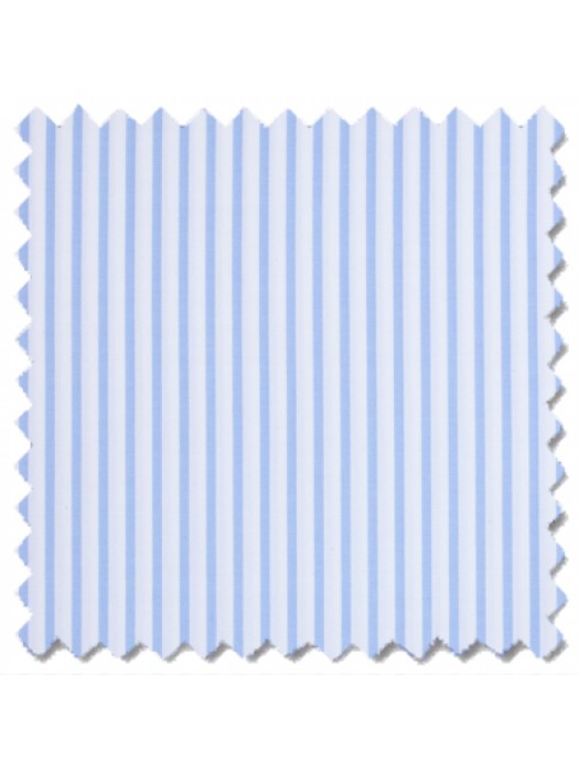 Arno Bay, Poplin Sky blue stripes