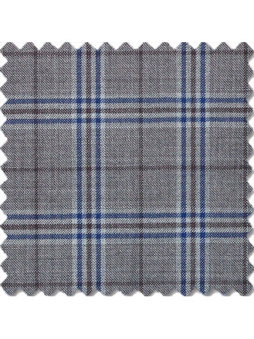 Velletri Mock Glen and Windowpane Checks light Grey