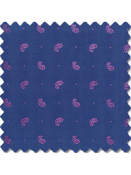 Micro Paisley, Purplish Blue