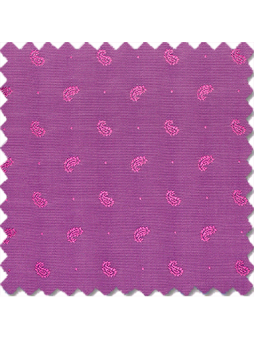 Micro Paisley, Magenta Pink