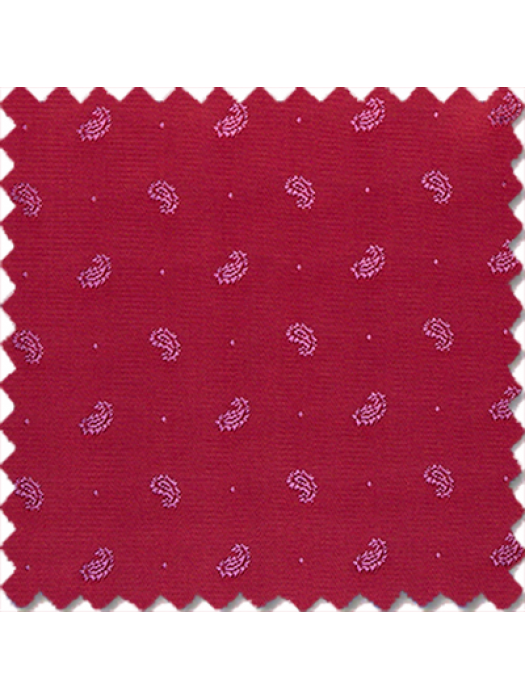 Micro Paisley, Dark Red