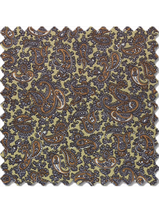 Paisley, Brown-Grey-Green