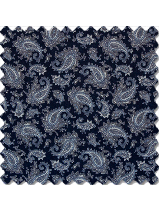 Small Paisley Blue