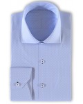 Yowie Bay dots Light blue-Dressy Casual Shirt